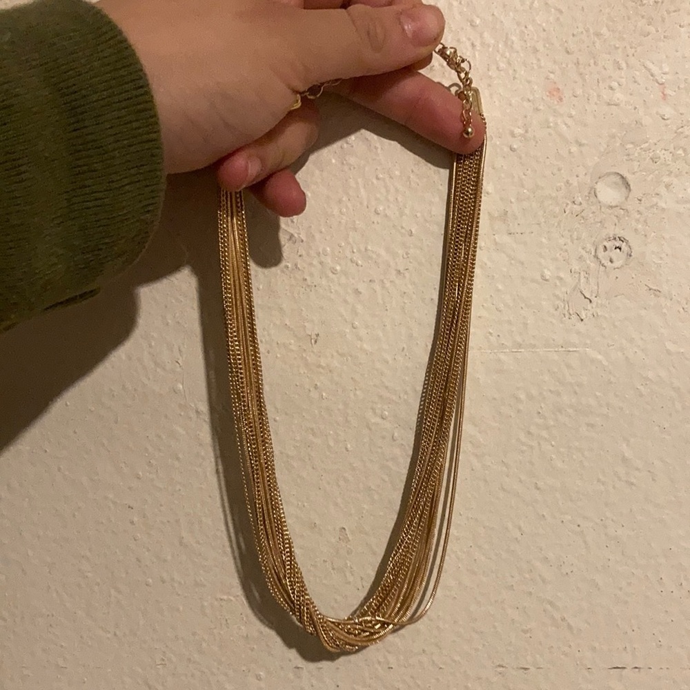 gold necklace
